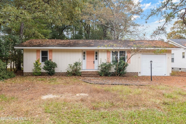 ranch-style house with a garage