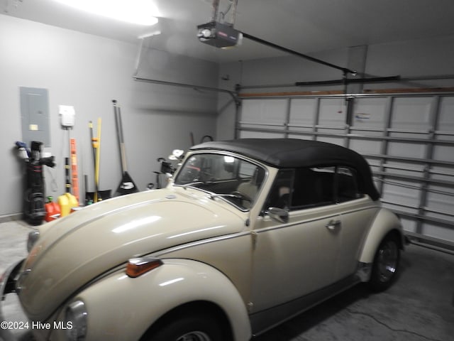 864 Sandpiper Bay Dr SW, Sunset Beach, NC 28468 - garage with a garage door opener and electric panel