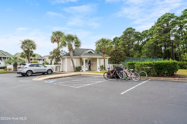 view of car parking