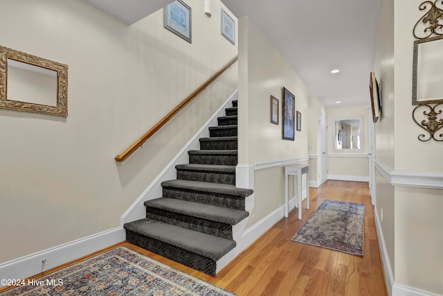 interior space featuring light hardwood / wood-style floors