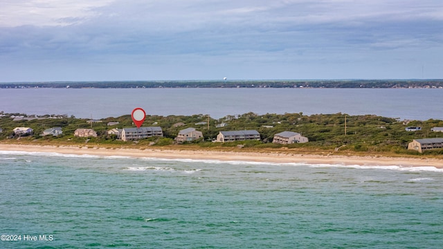 water view featuring a view of the beach