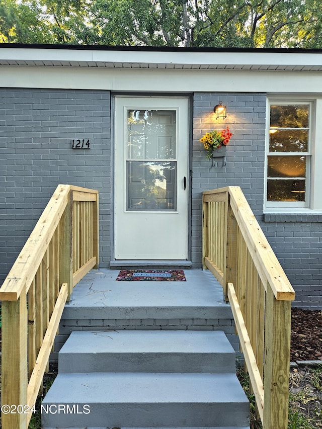 view of entrance to property