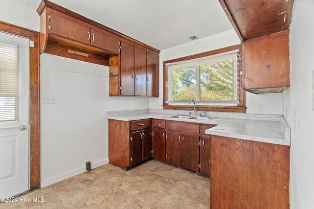 kitchen featuring sink