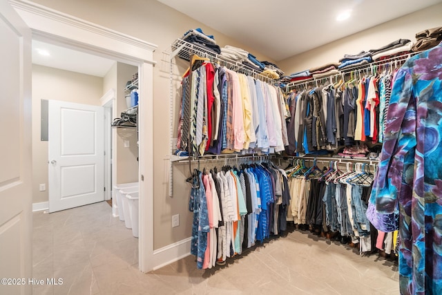 view of spacious closet