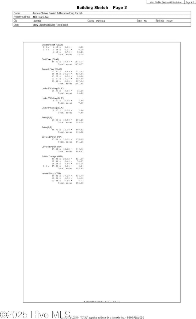 400 S Ave, Oriental, NC 28571 - view of miscellaneous document