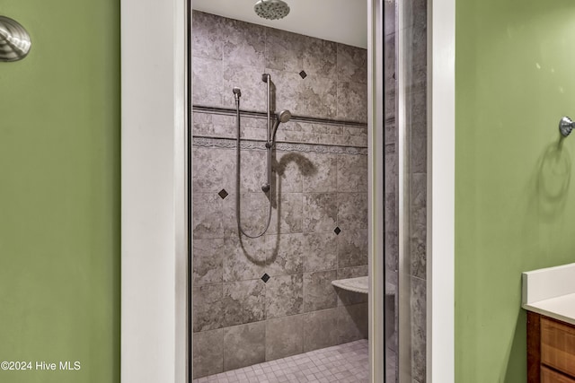 221 Seawatch Way, Kure Beach, NC 28449 - full bathroom with a shower stall and vanity