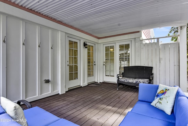 221 Seawatch Way, Kure Beach, NC 28449 - view of wooden deck