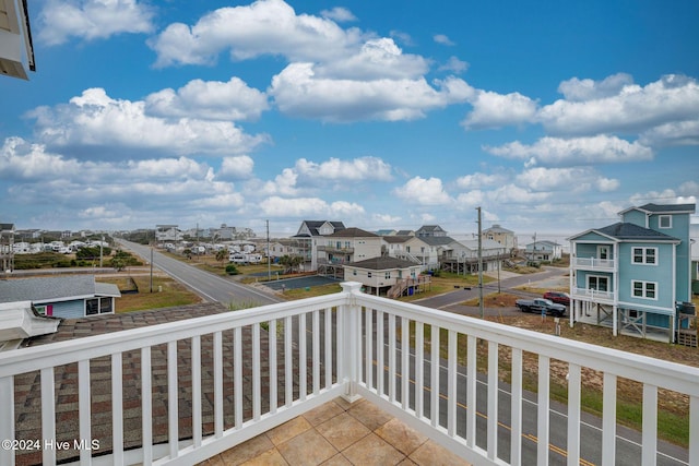 132 Reeves St, North Topsail Beach, NC 28460 - balcony with a residential view