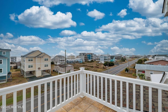 132 Reeves St, North Topsail Beach, NC 28460 - balcony featuring a residential view
