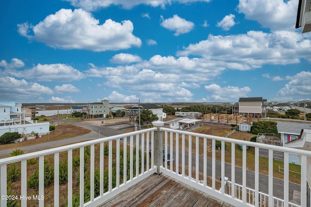 132 Reeves St, North Topsail Beach, NC 28460 - view of wooden terrace