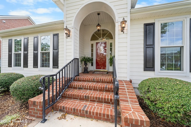 view of entrance to property