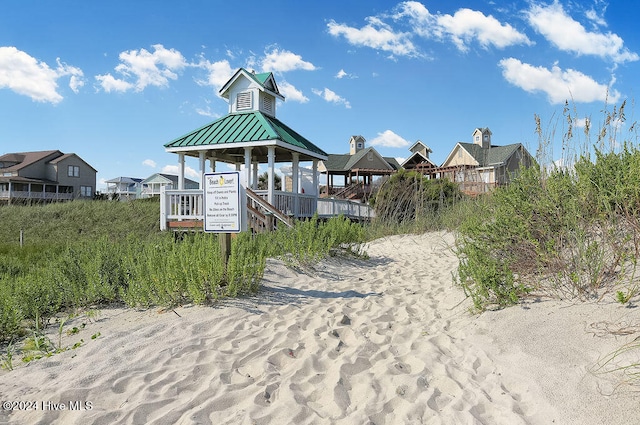 view of property's community featuring a gazebo