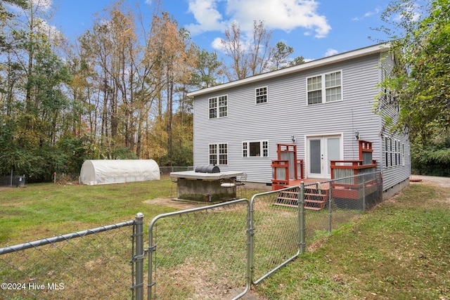 16200 US Highway 421, Burgaw, NC 28425 - rear view of property featuring a gate