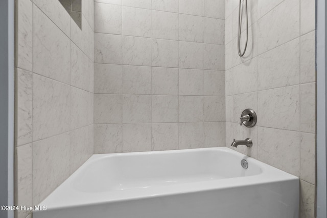 full bathroom with tub / shower combination