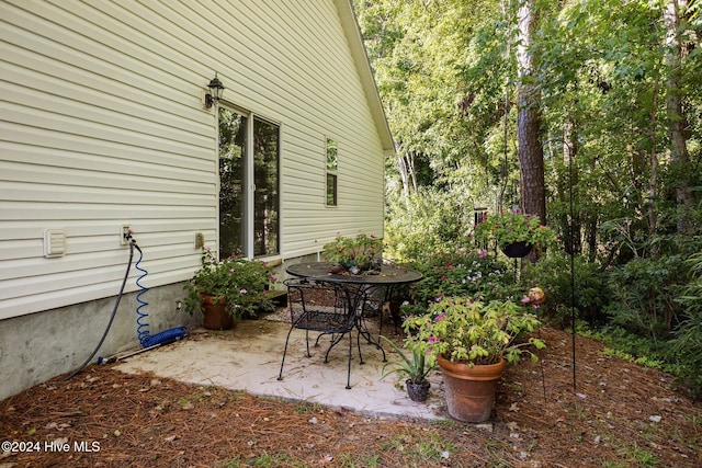 view of patio