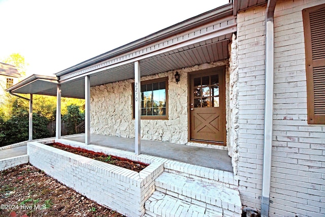 view of entrance to property