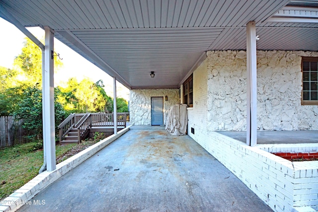 view of patio