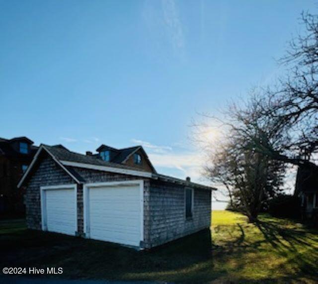 100 Riverview Ave, Camden, NC 27921 - view of home's exterior with a garage