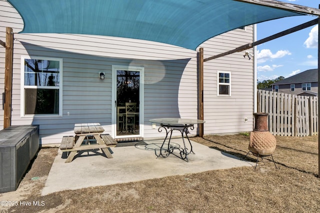 view of patio / terrace with cooling unit