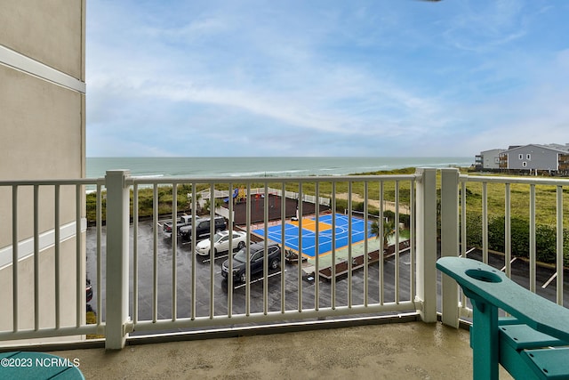 2000 New River Inlet Rd Unit 1203, North Topsail Beach, NC 28460 - balcony featuring a water view