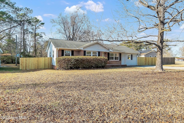 view of ranch-style home