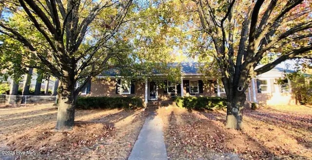 view of ranch-style home