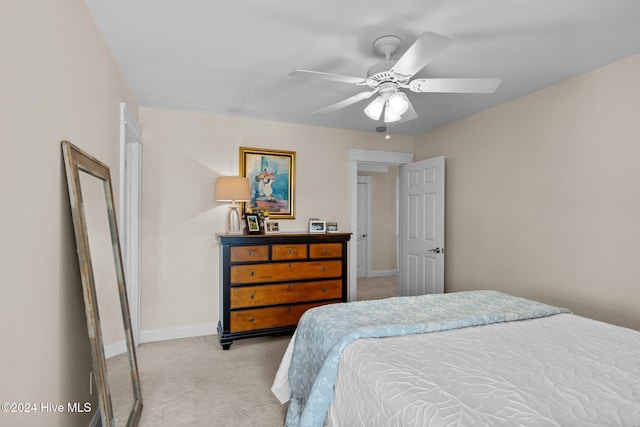 1502 Marsh Pointe, Morehead City, NC 28557 - bedroom featuring carpet flooring and a ceiling fan