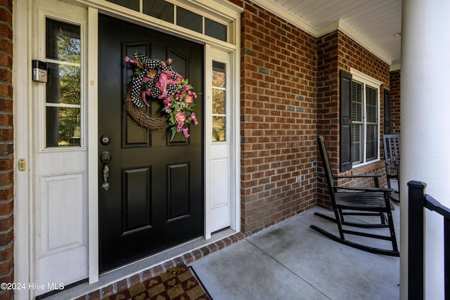 view of entrance to property