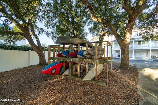 view of jungle gym