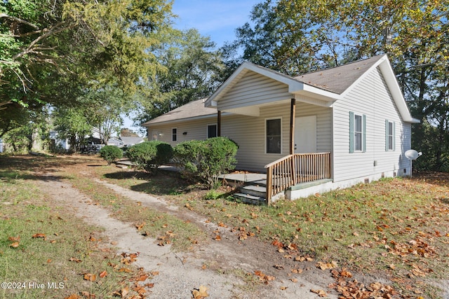 view of front of property