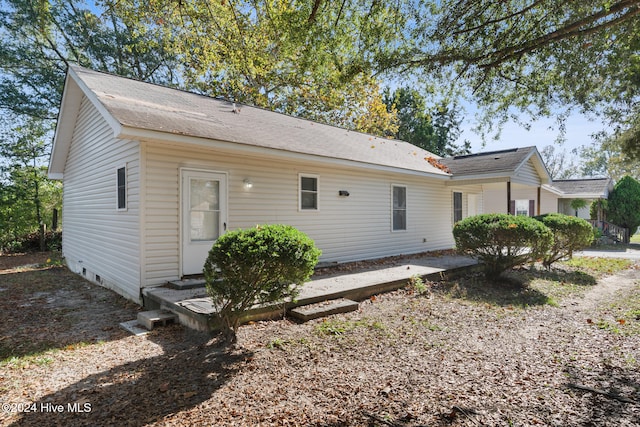 view of rear view of house