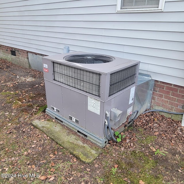 exterior details with cooling unit