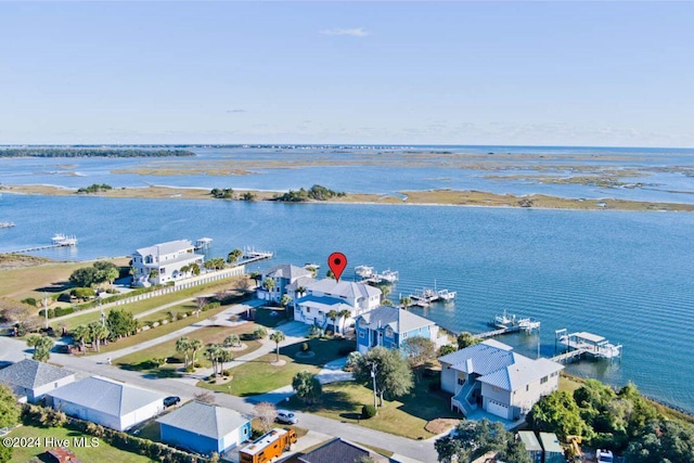 105 Wind Dance Ln, Swansboro, NC 28584 - drone / aerial view of a large body of water