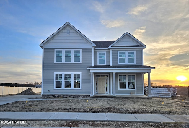 view of front of home