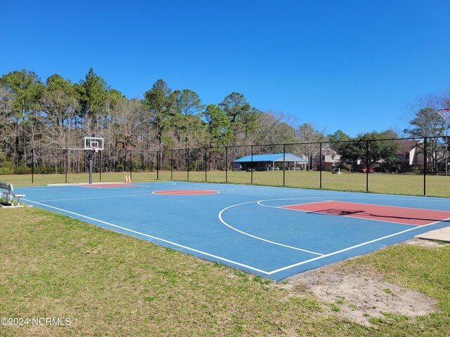 6111 Cutlass Ct, New Bern, NC 28560 - view of sport court featuring community basketball court