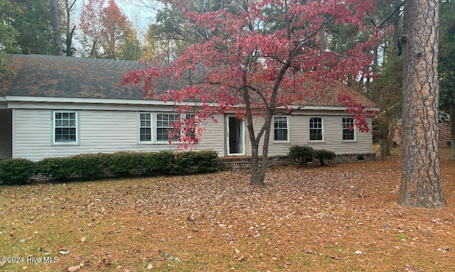 view of front of home