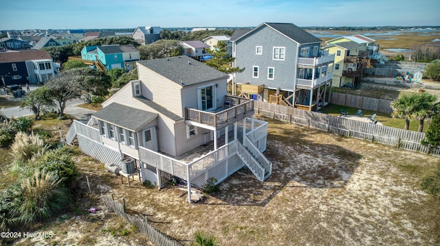 204 Oyster Ln, North Topsail Beach, NC 28460 - aerial perspective of suburban area