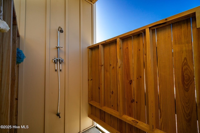 exterior details with board and batten siding
