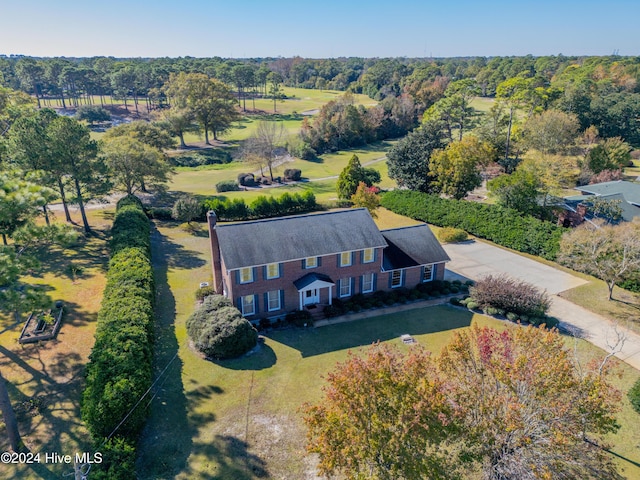 drone / aerial view featuring a rural view