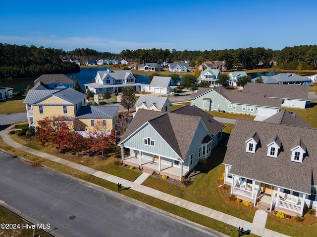 4067 Reunion Pointe Ln, New Bern, NC 28562 - aerial view of residential area featuring a large body of water