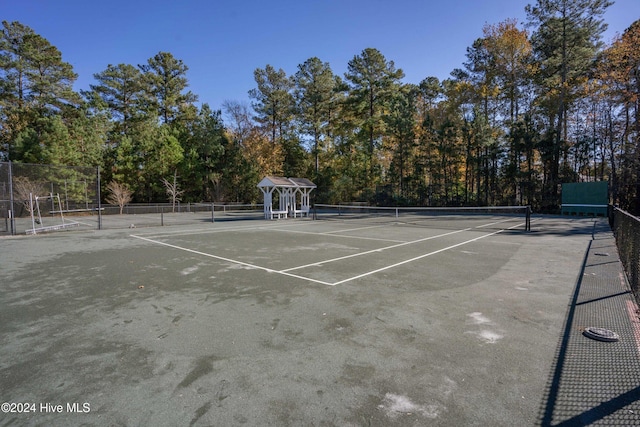 view of sport court