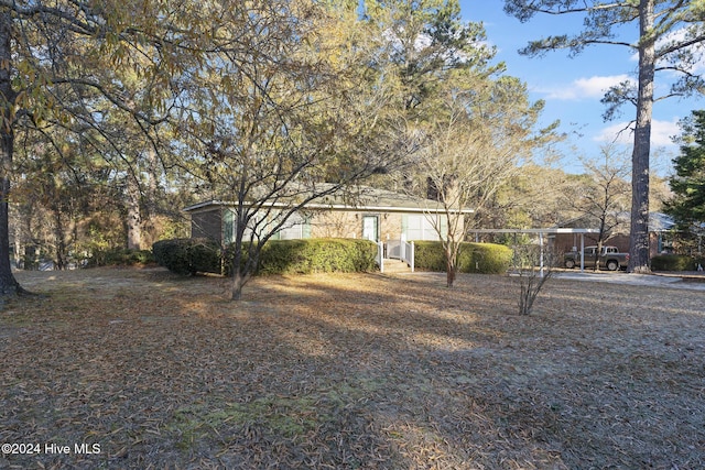 view of front of home