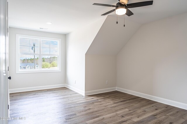 spacious closet with wood finished floors