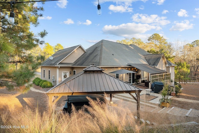 view of rear view of property