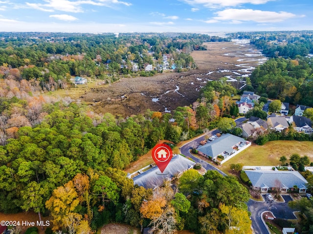 1017 Headwater Cove Ln, Wilmington, NC 28403 - aerial view of property and surrounding area with nearby suburban area