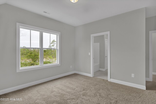 7092 Trailhead Rd, Leland, NC 28451 - carpeted empty room with attic access, a ceiling fan, and recessed lighting