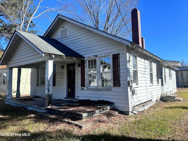 view of bungalow-style house