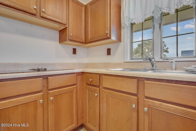 kitchen featuring sink