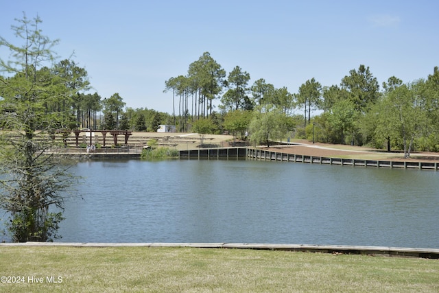 view of water feature