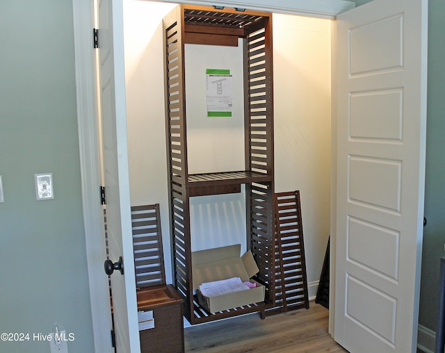 room details with wood-type flooring